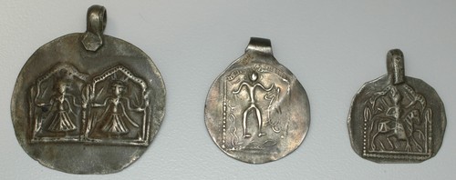 India Possibly Rajasthan Hindu Tribal Hand Made Pendant Charms Free Shipping