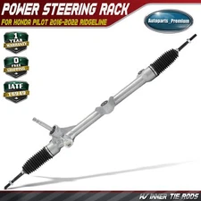 Power Steering Rack and Pinion Assembly with Inner Tie Rod for Honda Pilot 16-22