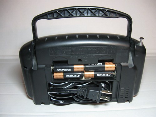 Vtg GE General Electric Portable Radio Model: 7-2664B AM/FM GE Dual Power-Tested - Picture 8 of 8