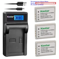 Kastar Battery LCD Charger for KONICA MINOLTA NP-900 & DiMAGE E40 DiMAGE E50