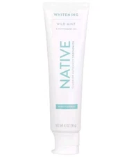 Whitening Toothpaste, With Fluoride, Wild Mint & Peppermint Oil, 4.1 oz (116 g)