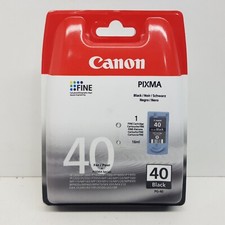 Canon PG 40 Black ink cartridge Pixma iP1200 MP140 MP210 MP470 MX300