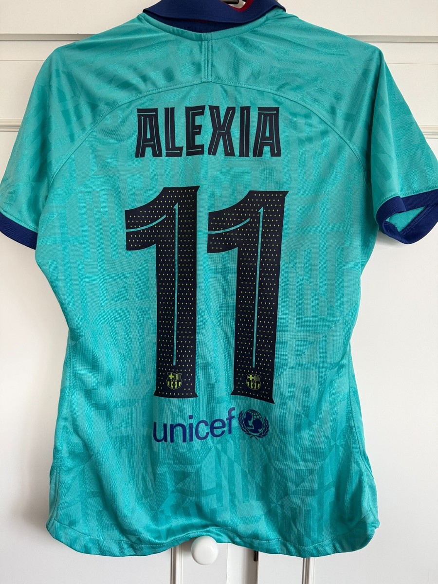 Barcelona Alexia 11 2019-2020 Third Football Shirt Size Medium