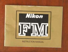 NIKON FM INSTRUCTION BOOK/110863