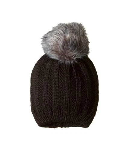 hat attack fleece slouchy made in USA Women’s One Size Black Slouchy Snood Hat - The Original 100% Cotton Slouchy Beanie  main image 3