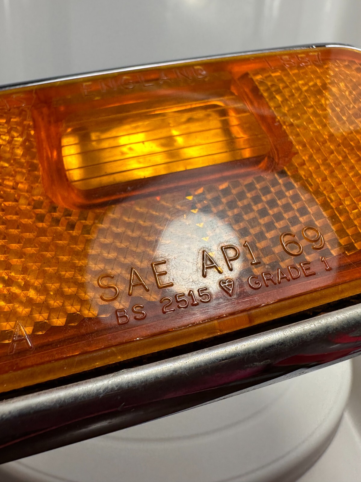 Lucas L857 Rolls Royce Silver Shadow II Part Front Side Marker Amber Light