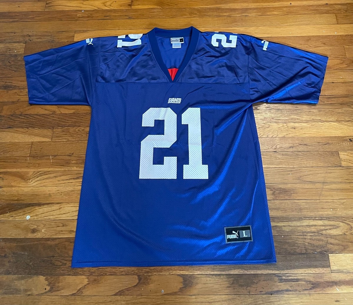 Vintage New York Giants Tiki Barber #21 PUMA Jersey Size