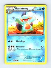Marshtomp 34/160 Uncommon Primal Clash Pokemon Card Lightly Played