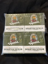 Dr. Squatch Spartan Scrub Halo Limited Edition Bar Soap 5oz  4 Pack Brand New