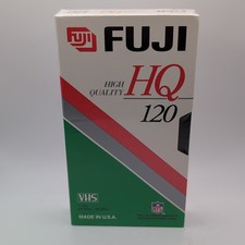 Fujifilm HQ T-120 Blank VHS Tape High Quality - BRAND NEW SEALED