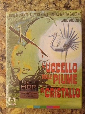 The Bird with the Crystal Plumage OOP Arrow Video Arte Originale 4k Brand New