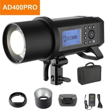 GODOX  AD400Pro Outdoor Flash Strobe Portable 400W 2.4G TTL 1/8000 HSS Monolight