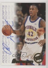 1998 Press Pass Double Threat Rookie Scripts Al Harrington Auto 0gm