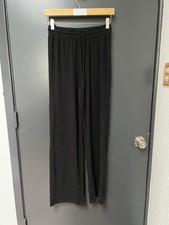 Wilfred Free Unisex Black Polyester Drawstring Sweatpants Size S