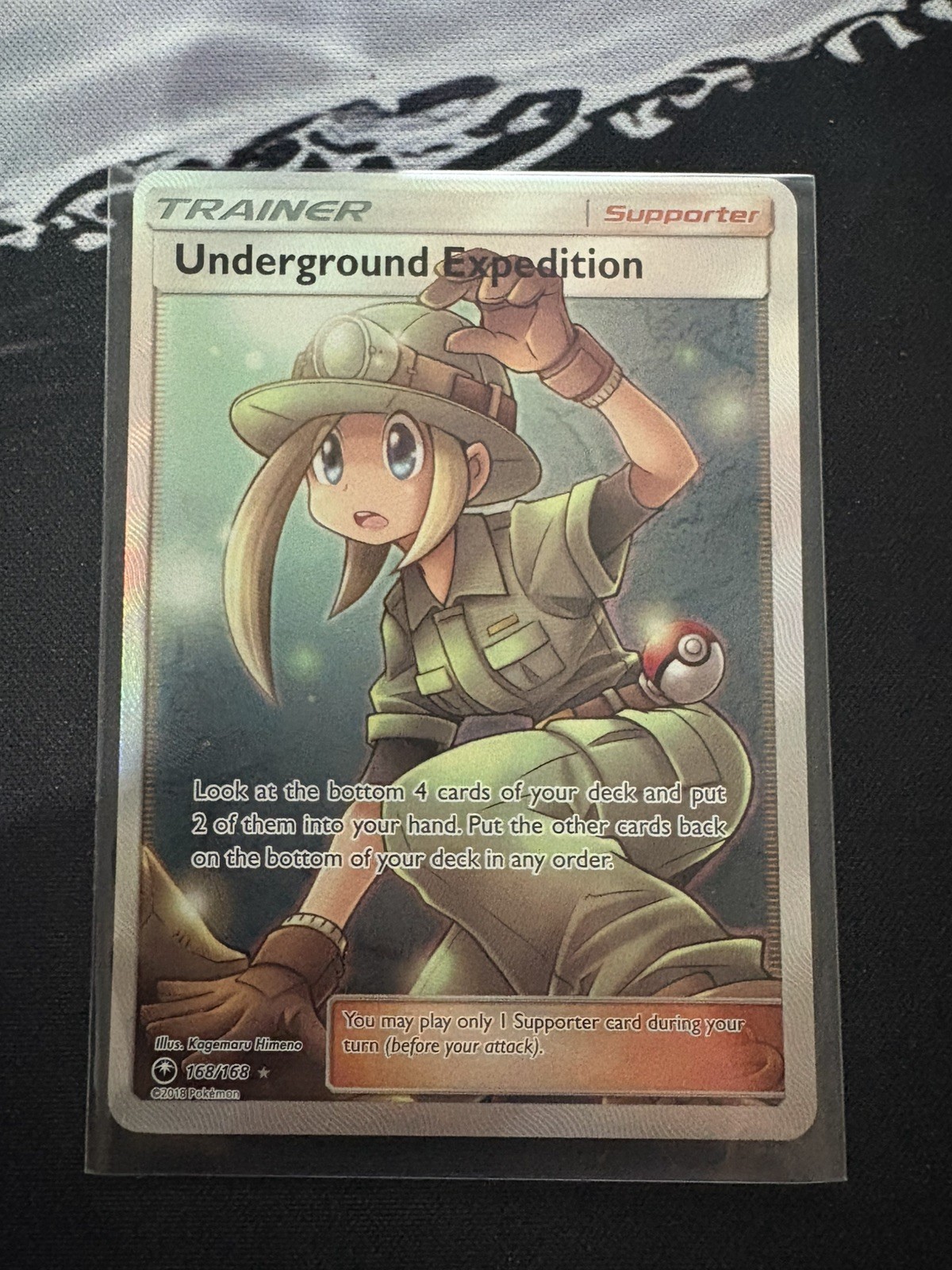 Pokemon TCG Underground Expedition Full Art 168/168 S&M Celestial Storm NM/LP