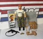 GI Joe Outback 1987 v1 *100% COMPLETE w/File Card, NEAR MINT!* Vintage ARAH Lot