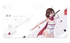 YUKI AIM - 2023 DROP 1 - KATANA LARGE MOUSEPAD LIMITED WHITE FPS Mouse Pad