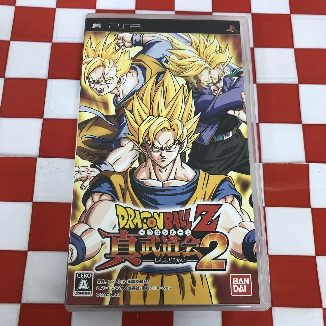 Wii ps2 psp psvita ニンテンドウ64 ソフト バラ売り Dragon ball Z shin budokai 2 PSP Bandai Sony PlayStation Portable