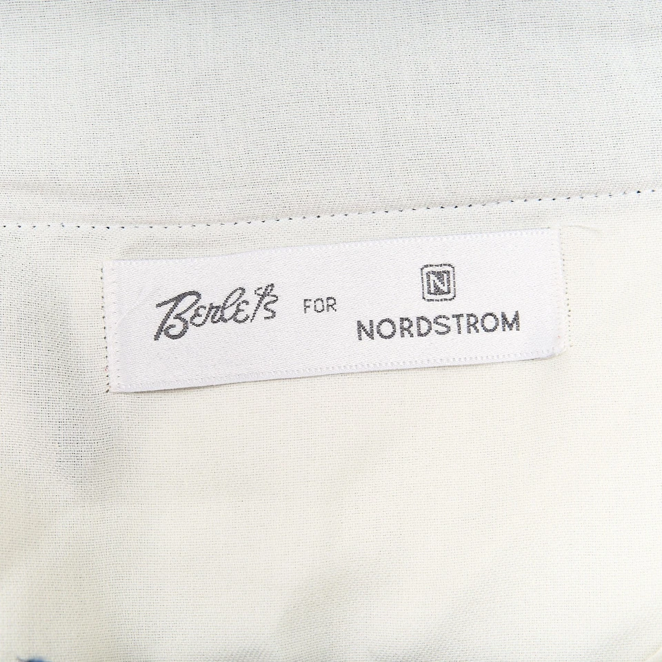 Pantalones de pana Berle para hombre 34x30 azul marino algodón ancho ballena plisado puños EE. UU. Foto 4 de 4