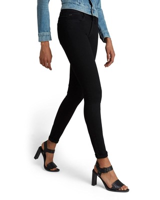 G-Star, Damen, Jeans, Superskinny, Lynn d Super Skinny Wmn, Schwarz, W26 L32