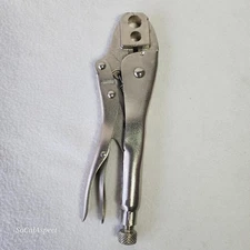 Cold Fusion Welding Locking Ring Pliers. 9" No Markings. 