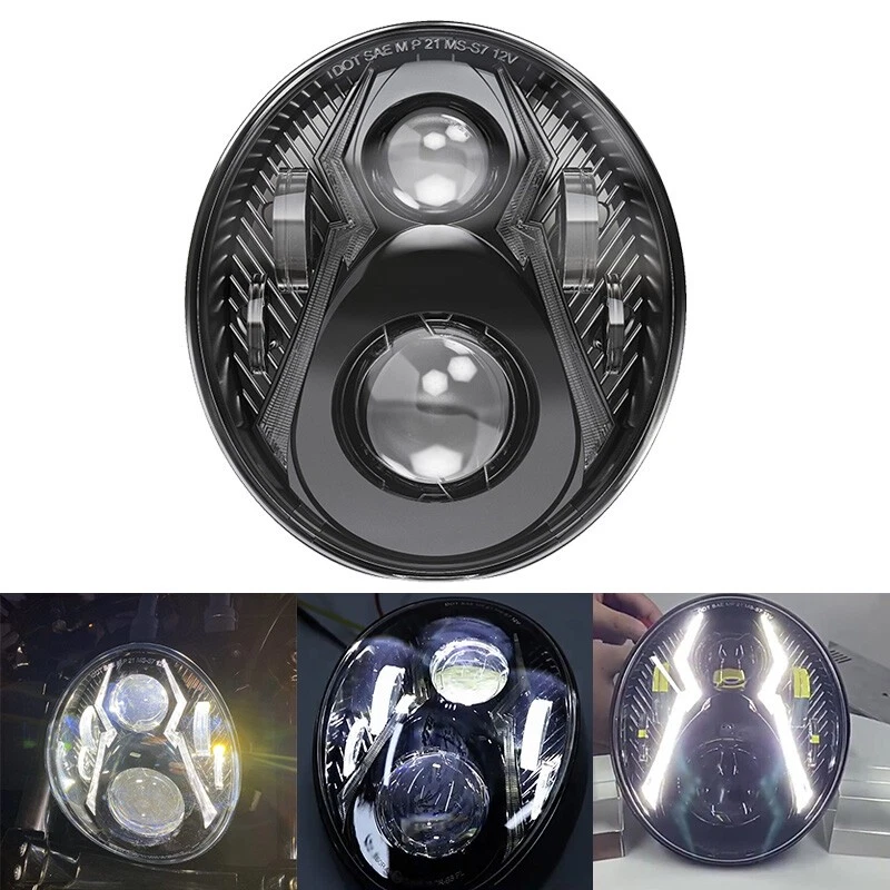 LED Headlamp Front DRL Running Light For Harley Davidson BREAKOUT 114 FXBRS - Image 3 of 4