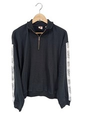 LEVI’S Felpa Donna Tuta da ginnastica Taglia IT 42 nero stile casual