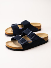 Birkenstock Arizona Soft Footbed Midnight Blue Men's Shoes Wide US 10 / EU 43