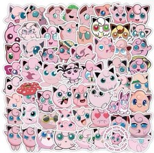 50 Pc Pokemon Stickers Gigglypuff Collection