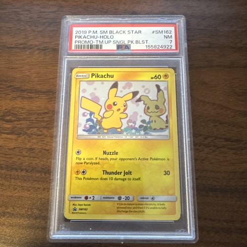 Pikachu graded PSA 7 for sale on eBay