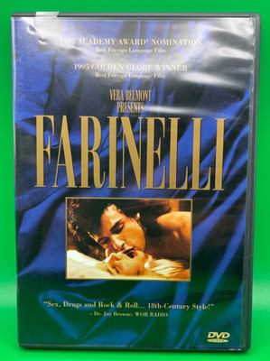 Farinelli (DVD 1995) Original in French & Italian Rare OOP Vera Belmont