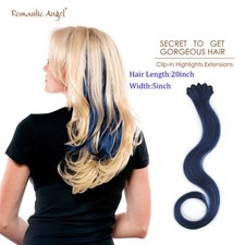 20inch clip hair extensions high quality original chinese human hair extension