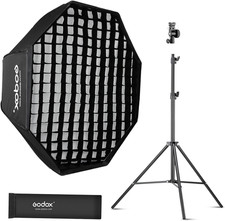 31.5"/80Cm Octagon Umbrella Softbox Kit for Flash Speedlite