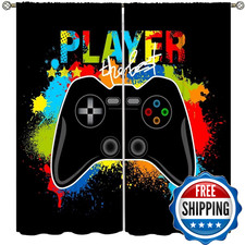 Ddcbns Boys Gaming Curtainsgamepad Game Controller Dcor Curtains For Teens Kids