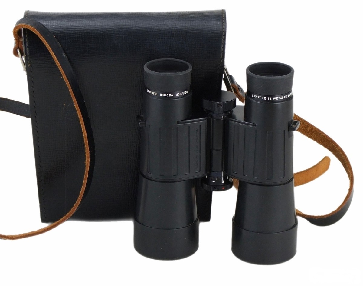 Superb Black Rubber Armored Leitz 10x40 Trinovid BA in Hard