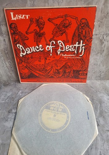 Liszt Dance Of Death Jacquinot Philharmonia London Fistoulari 10" Vinyl LP
