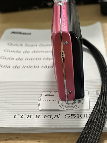 Nikon COOLPIX S5100 12.2MP Digital Camera - Pink in Box w/Accessories f - Picture 10 of 17