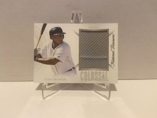 2015 National Treasures Colossal Materials Torii Hunter Game Used Relic *41/99*