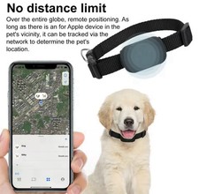 Collare GPS per Cani e Gatti Impermeabile Tracker Anti Smarrimento