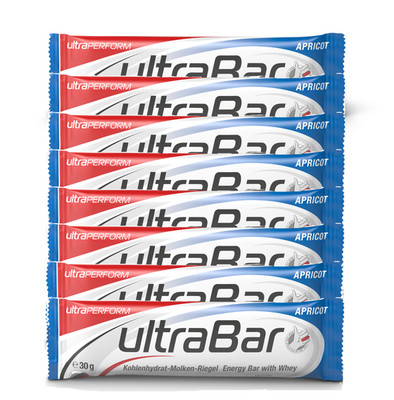 8x ultraPERFORM ultraBar 30 g Riegel Apricot / Dark Choco MHD Aktion