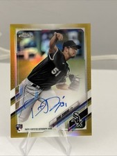 2021 Topps Chrome Dane Dunning Gold Refractor RC Auto 13/50 #RA-DD White Sox