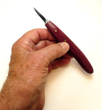 Davis Bros. Kolekcjonerski ręcznie robiony nóż GLK #10 do rzeźbienia w drewnie i wybielania detali