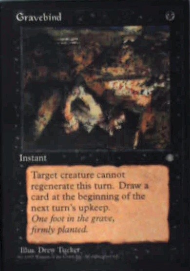 Gravebind - Ice Age: #129, Magic: The Gathering Lp C332