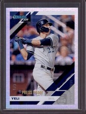 CHRISTIAN YELICH 2019 Donruss Variation #190 Press Proof Parallel #4/5 Yeli