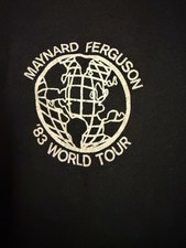 Maynard Ferguson World Tour T-Shirt World Logo 1983 Size XL Rare