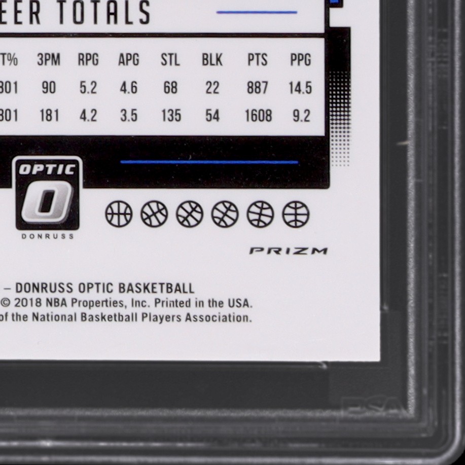 2018-19 Donruss Optic Luka Doncic #177 PSA 8 RC Rated Rookie Choice Basketball view 11