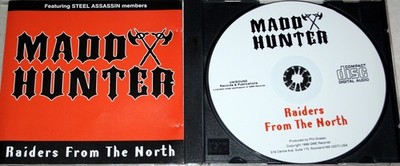MADD HUNTER CD Raiders from the north Steel Assassin Members Heavy Metal