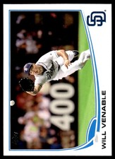 Will Venable 2013 Topps Padres #SDP16 Padres MLB READ FREE SHIPPING AutographDen
