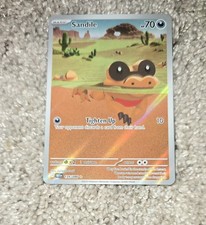 Pokemon TCG  Sandile 135/086 Illustration Rare SV Black Bolt English Card