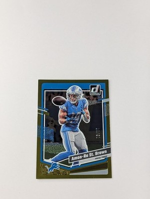 2023 Panini Donruss Football  Amon-Ra St. Brown #96 PRESS PROOF GOLD 28/50!